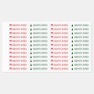 Customisable Labels Family Gift Grandmother Mum