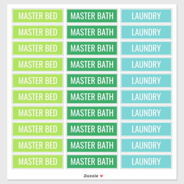 Customisable Labels For Moving Boxes (Sheet)