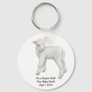 Customisable Lamb Keychain