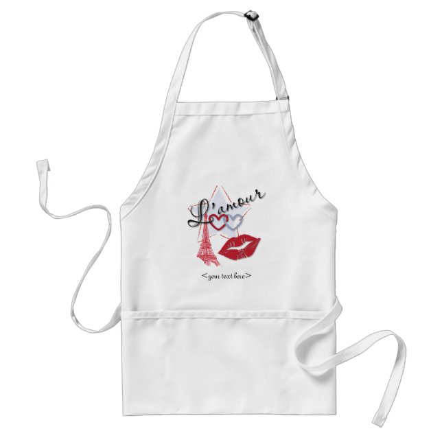 Customisable L'amour Apron (Front)