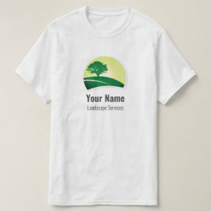Customisable landscaper lawn care T-Shirt