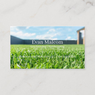 Customisable Landscaping Business Cards