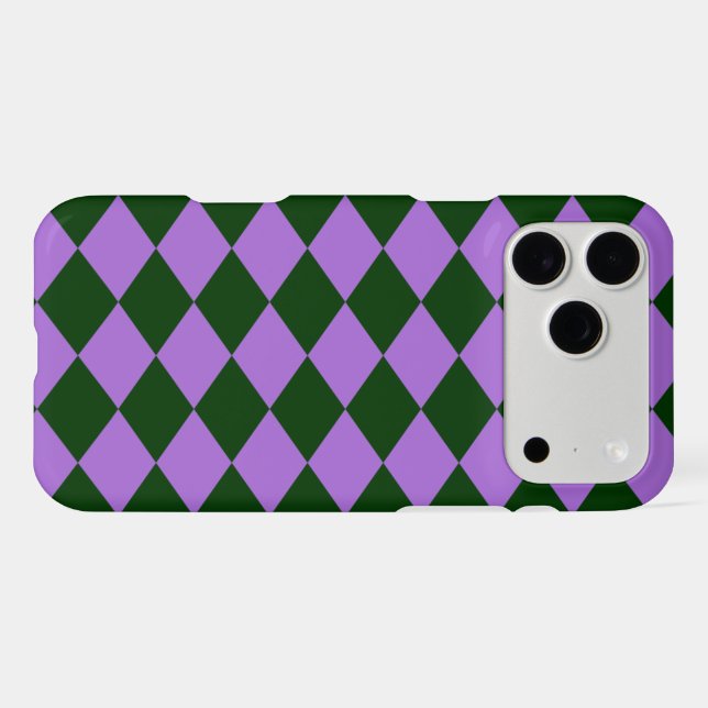 Customisable Lavender Diamonds (Back (Horizontal))