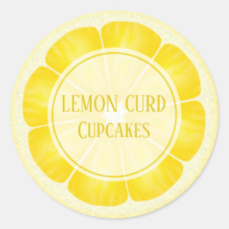 Customisable Lemon Stickers For Desserts