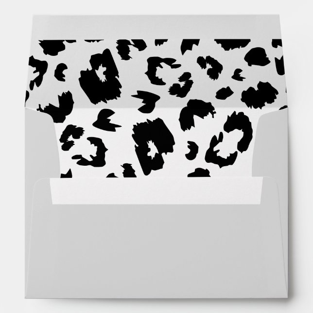 Customisable leopard print envelope (Back (Bottom))