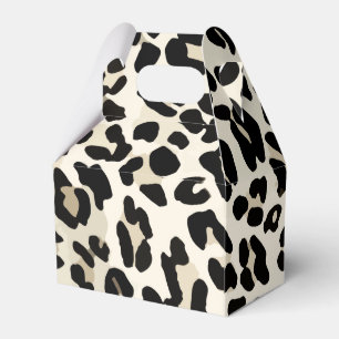 Customisable Leopard Print Favour Box