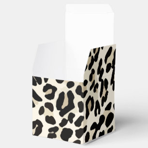 Customisable Leopard Print Favour Box