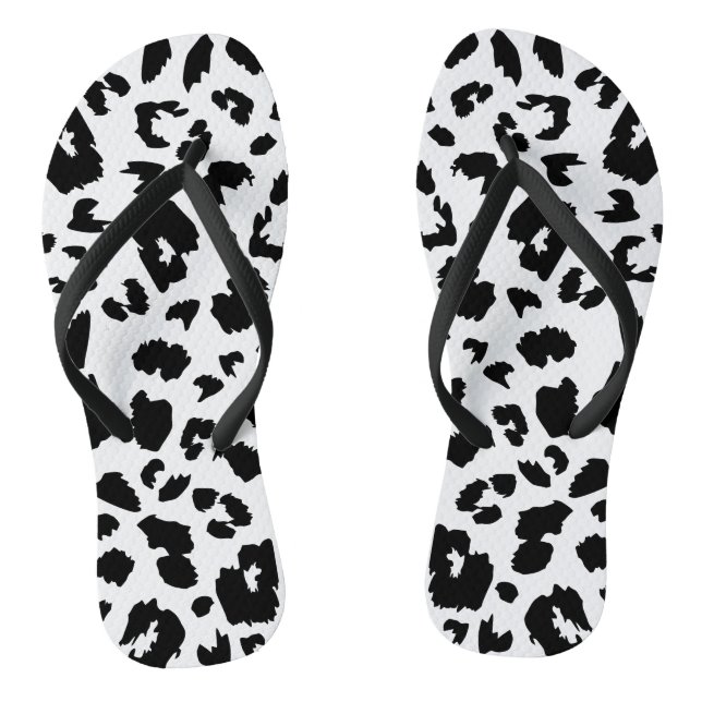 Customisable leopard print flip flops (Footbed)