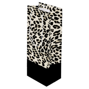 Customisable Leopard Print Gift Bag