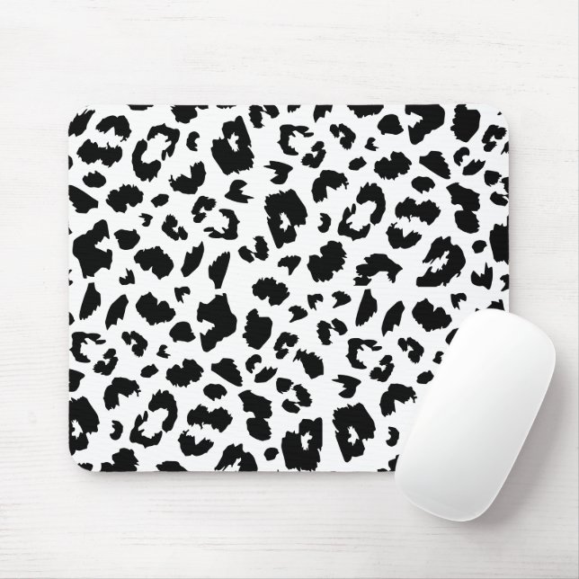 Customisable leopard print mouse mat (With Mouse)