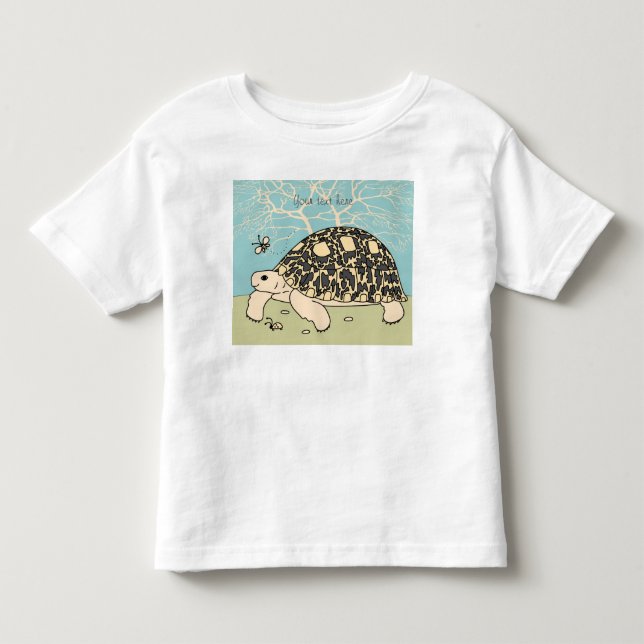 Customisable Leopard Tortoise Shirt (Front)