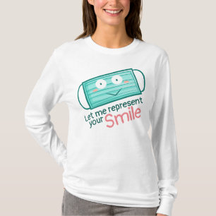 Customisable Let me represent your smile T-Shirt