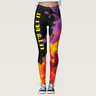 Customisable Let's Get It Workout Leggings