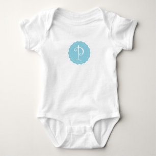 Customisable Letter "P" Baby Bodysuit