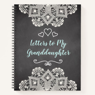 Customisable Letters to my Granddaughter Notebook