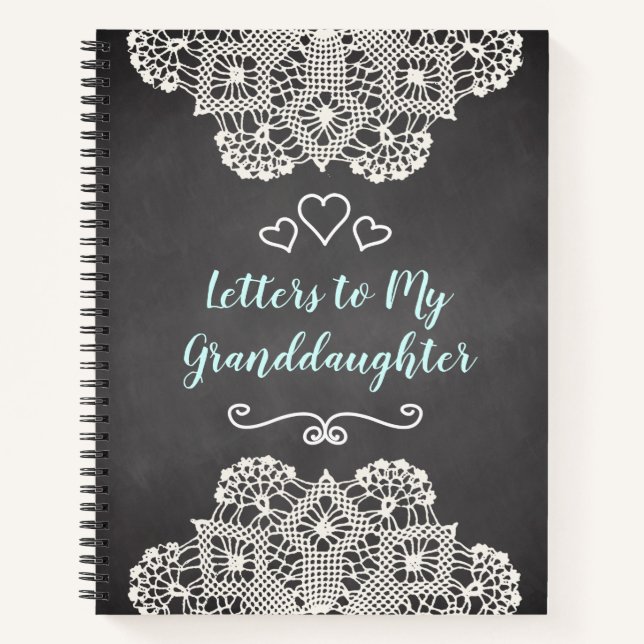 Customisable Letters to my Granddaughter Notebook (Front)