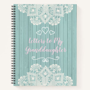 Customisable Letters to my Granddaughter Notebook