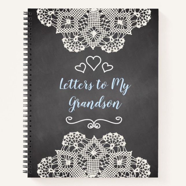 Customisable Letters to my Grandson Notebook (Front)