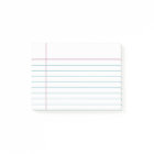Customisable Lined Notebook Paper Sticky Notes