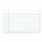 Customisable Lined Notebook Paper Sticky Notes
