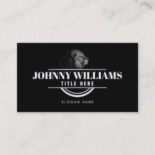 Customisable Lion Business Cards