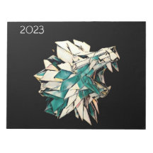 Customisable Lion Notepad