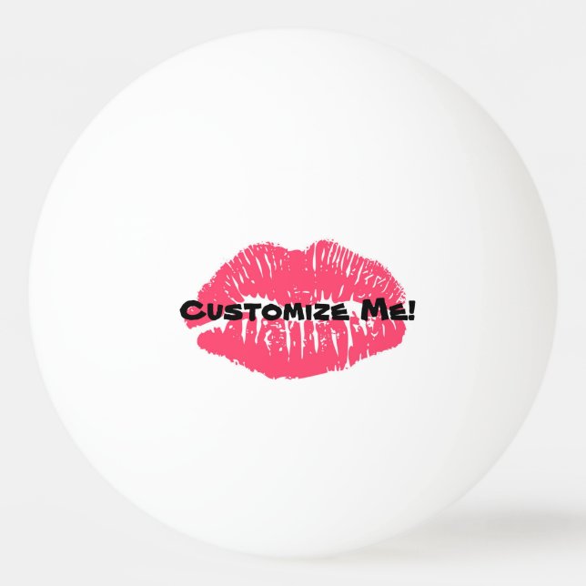 Customisable Lip Ping Pong Ball Beer Pong Lipstick (Front)