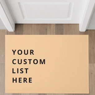 Customisable List Doormat
