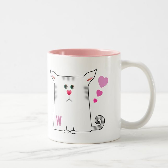 Customisable: Little Alfie Two-Tone Coffee Mug (Right)