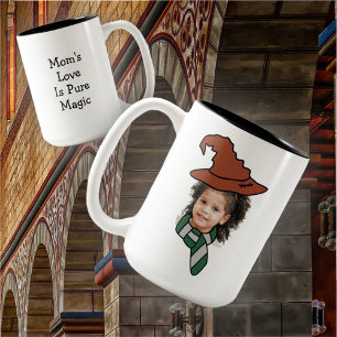 Customisable Little Wizard Photo Booth Two-Tone Co Coffee Mug