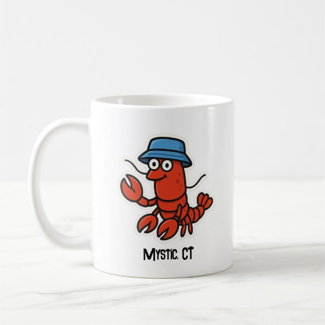 Customisable Lobster  Coffee Mug (Left)