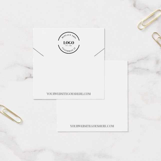 Customisable logo website Jewellery Necklace Holde (Office)