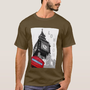 Customisable London Big Ben Clock Tower Modern T-Shirt
