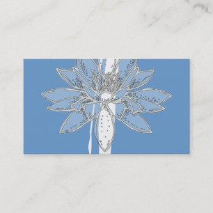 Customisable Lotus Art Business Cards