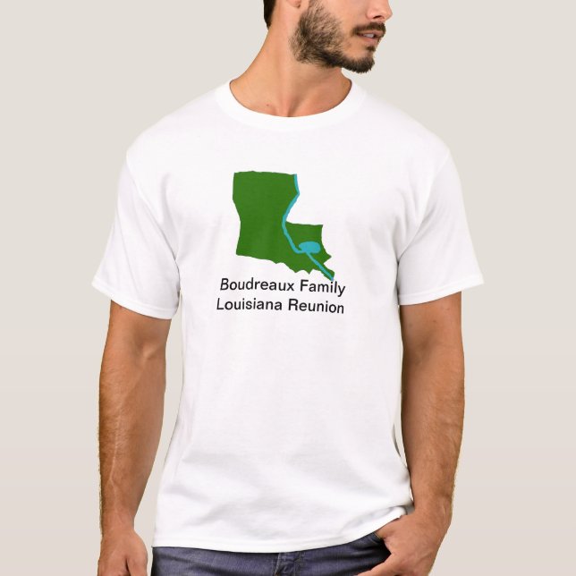 Customisable Louisiana Family Reunion T-shirt (Front)