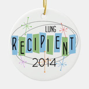 Customisable Lung Recipient with Custom Photo Ceramic Tree Decoration