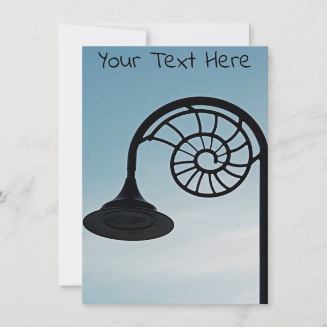 Customisable Lyme Regis card (Front)