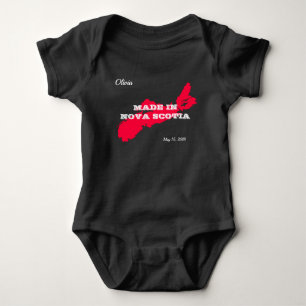 Customisable Made in Nova Scotia Baby Bodysuit