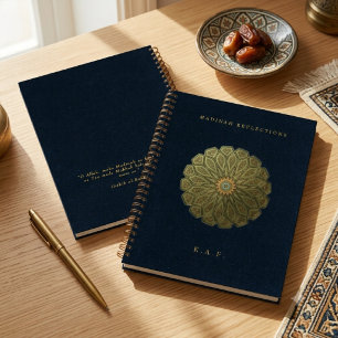 Customisable Madinah Reflections Islamic Notebook