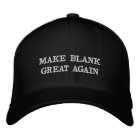 Customisable Make (Your Text) Great Again Hats