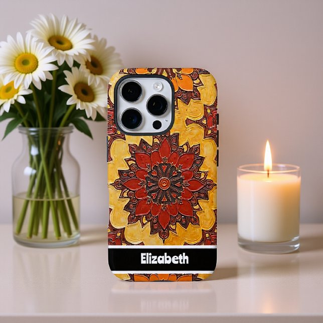 Customisable Mandala Bloom Phone Cover (Creator Uploaded)