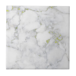 Customisable Marble Tile with Golden Veins