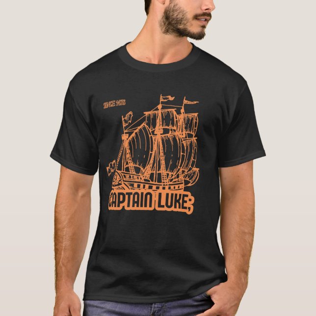 Customisable Maritime Ship T-Shirt (Front)