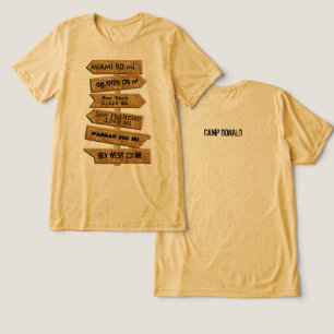 Customisable "MASH" style signpost ver 2.0  Tri-Blend Shirt