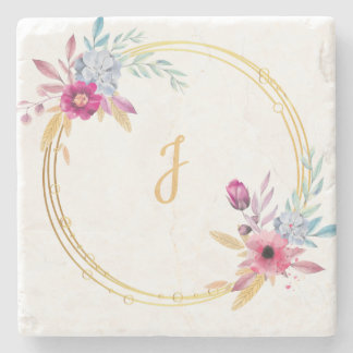 Customisable Mason Jar cup for Wedding  Stone Coaster