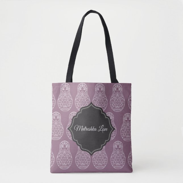 Customisable Matreshka Tote Bag (Front)