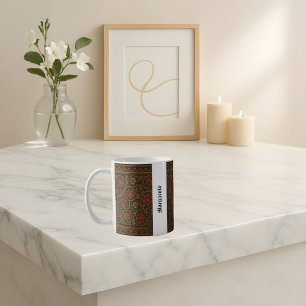 Customisable Mediaeval Style Name Design File Coffee Mug