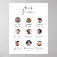 Customisable Meet the Groomsmen Introduction