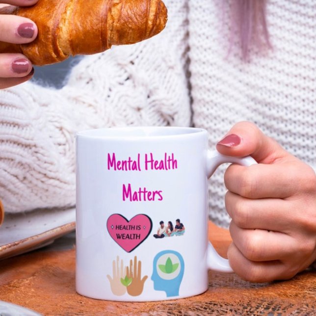 Customisable Mental Health Matters Coffee Mug (Creator Uploaded)