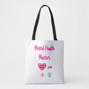 Customisable Mental Health Matters Tote Bag